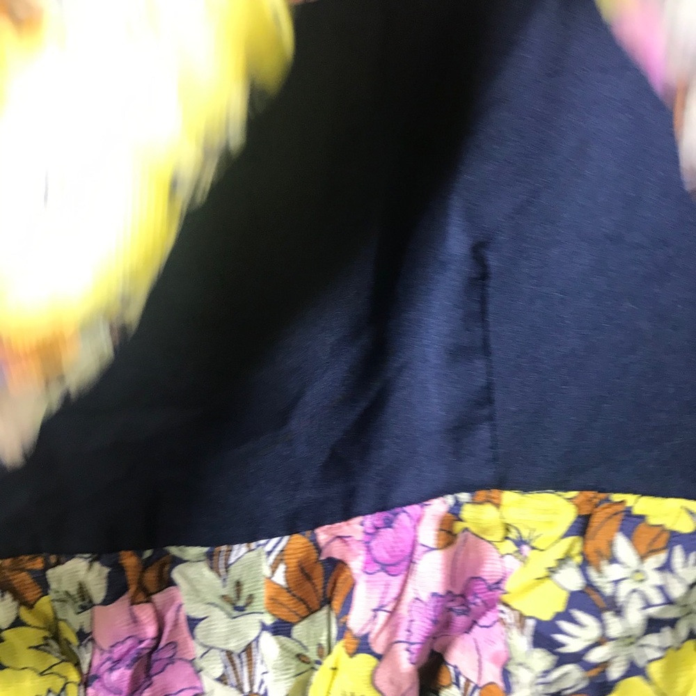 🏷Anthro Leifnotes Floral Ruffle Tank Top 14 - Picture 5 of 6